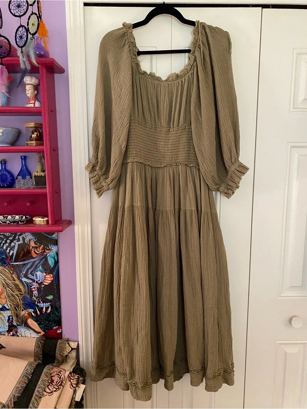 Free People Toledo Embroidered Midi Dress - Picture 5 of 9